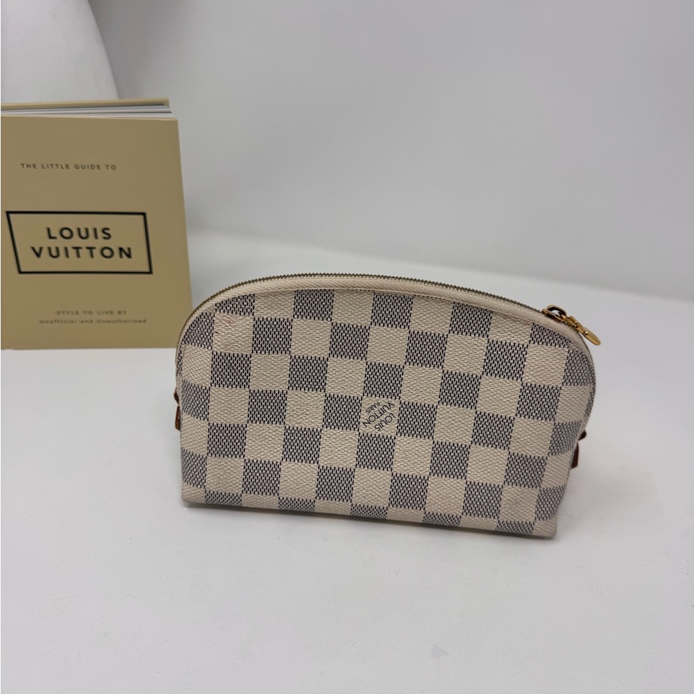 💯Authentic Preloved LOUIS VUITTON Damier Azur Cosmetic PM bag - Picture 4 of 7